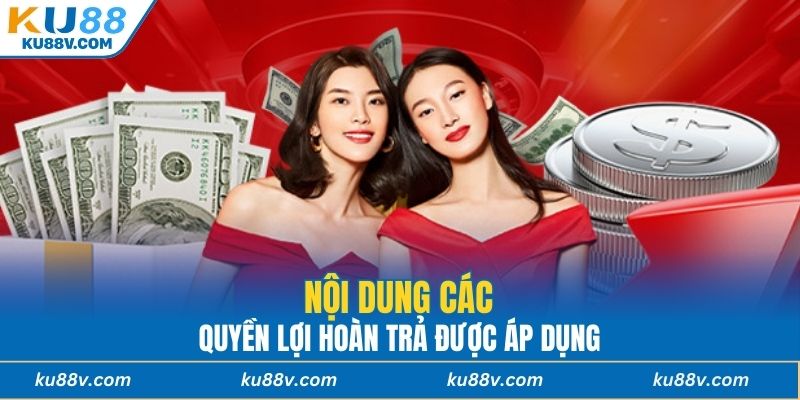 Nội dung các quyền lợi hoàn trả được áp dụng